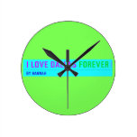 I Love Dallas  Wall Clocks
