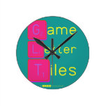 Game
 Letter
 Tiles  Wall Clocks