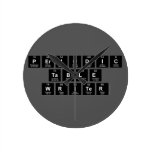Periodic
 Table
 Writer  Wall Clocks