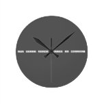 Pink fluffy unicorns dancing on rainbows.  Wall Clocks