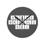 Happy
 Birthday
 Wei  Wall Clocks