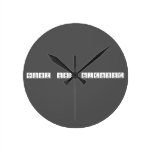 Snowy owl scientist  Wall Clocks