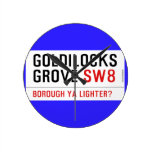 GOLDILOCKS GROVE  Wall Clocks