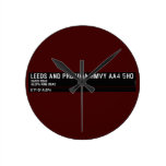 Leeds and Proxima HMVY  Wall Clocks