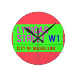lyricas Street  Wall Clocks