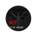 ---sshhhh! FLORAMAE    VASAY   Wall Clocks