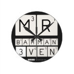 MR
 BAHMAN
 3VEN  Wall Clocks