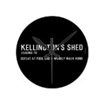 Kellington's shed  Wall Clocks