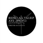Ridwaan TaLiEp Ave  Wall Clocks