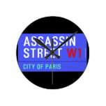 ASSASSIN Street  Wall Clocks