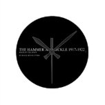 the hammer and sickle  Wall Clocks