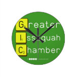 Greater
 Issaquah
 Chamber  Wall Clocks