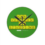  NXN!! VOETSEK   I'M STUDYING  Wall Clocks