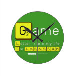 Game
 Letter  me n my life
 Tile TABASSUM  Wall Clocks