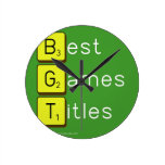 Best
 Games
 Titles  Wall Clocks