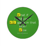 What if
 i told you -
 NO game in that
 side?
 Wow  Wall Clocks