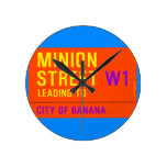 Minion Street  Wall Clocks