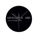 Go N GIRL-E   A$H  Wall Clocks