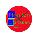 Marion
 Janssen  Wall Clocks