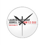 Laurenjade yusuf Jodrell rd  Wall Clocks