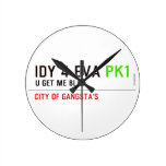 idy 4 eva  Wall Clocks