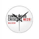 Cunnilingus  crescent  Wall Clocks