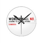 wonderwall  Wall Clocks