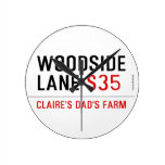 woodside  lane  Wall Clocks