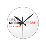 1-59-7  MIDORINO  Wall Clocks