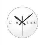 I LuV YOU  Wall Clocks