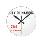 city of nairobi       Wall Clocks