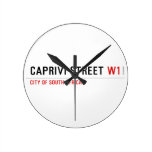 caprivi street  Wall Clocks