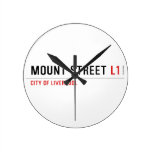 Mount Street  Wall Clocks