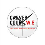 CARVER COURT  Wall Clocks