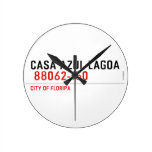 CASA AZUL LAGOA   Wall Clocks