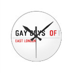 Gay boys   Wall Clocks