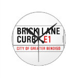 Brick Lane Curry  Wall Clocks