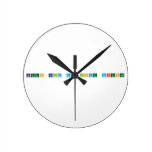 Keep calm and love science  Wall Clocks