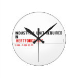 Industrial unit required  in   Wall Clocks