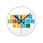 Happy
 Birthday
 George  Wall Clocks