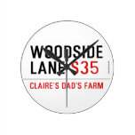 Woodside Lane  Wall Clocks