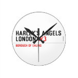 HARLEY’S ANGELS LONDON  Wall Clocks