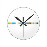 Snowy Owl Scientist  Wall Clocks