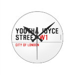 YOOTHA JOYCE Street  Wall Clocks