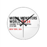 mOSHI mONSTERS wORLD  Wall Clocks