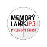 mEMORY LANE  Wall Clocks