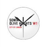Sonia olive heights  Wall Clocks