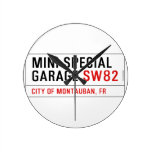 MINI SPECIAL GARAGE  Wall Clocks