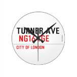 turner ave   Wall Clocks