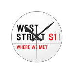 West Street  Wall Clocks